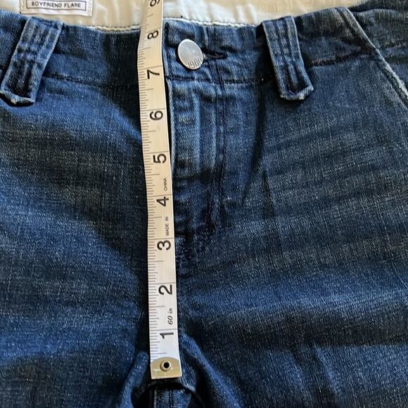 1969 Gap Boyfriend Flare Jeans Blue Denim Size 28/6 - Picture 7 of 9